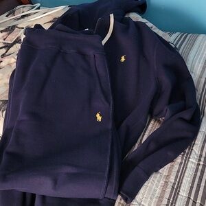 Navy Blue Polo by Ralph Lauren Men's SweatePolo suit